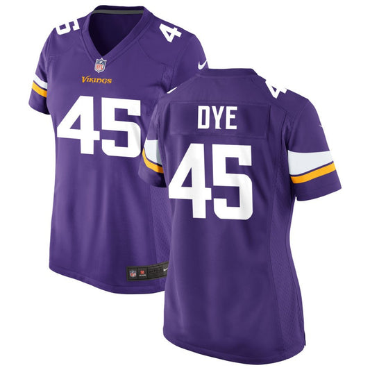 Troy Dye Minnesota Vikings Nike Women's Game Jersey - Purple