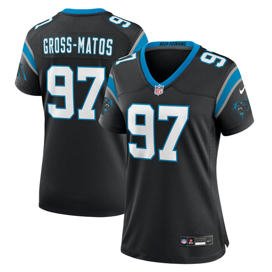 Yetur Gross-Matos Carolina Panthers Nike Women's Team Game Jersey - Black