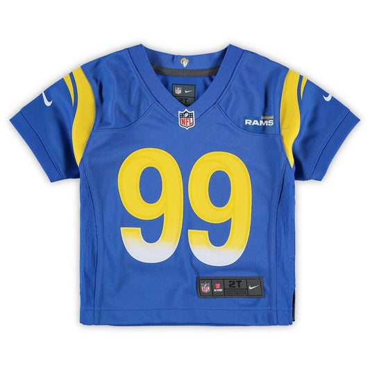 Youth Aaron Donald Nike Rams Game Jersey - Blue