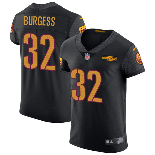 Terrell Burgess Washington Commanders Nike Vapor Untouchable Elite Alternate Jersey - Black