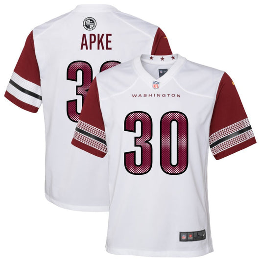 Troy Apke Washington Commanders Nike Youth Game Player Jersey - White