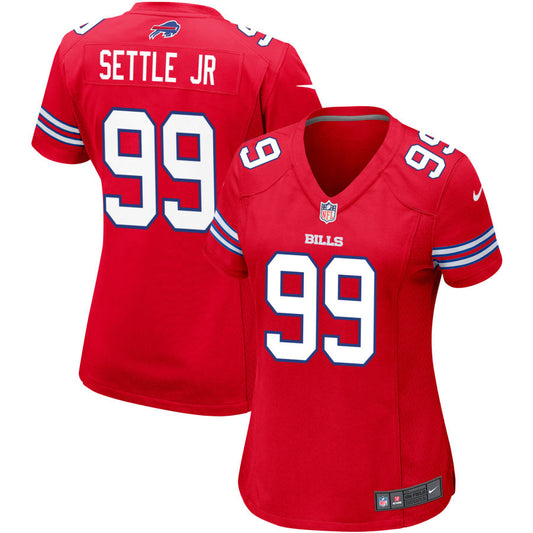 Tim Settle Jr Buffalo Bills Nike Women's Alternate Game Jersey - Red