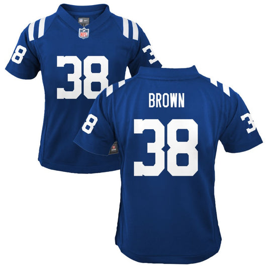 Tony Brown Nike Indianapolis Colts Youth Game Jersey - Royal