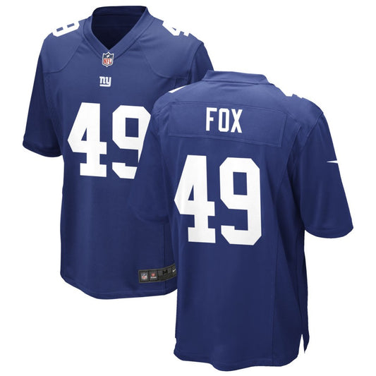 Tomon Fox New York Giants Nike Game Jersey - Royal