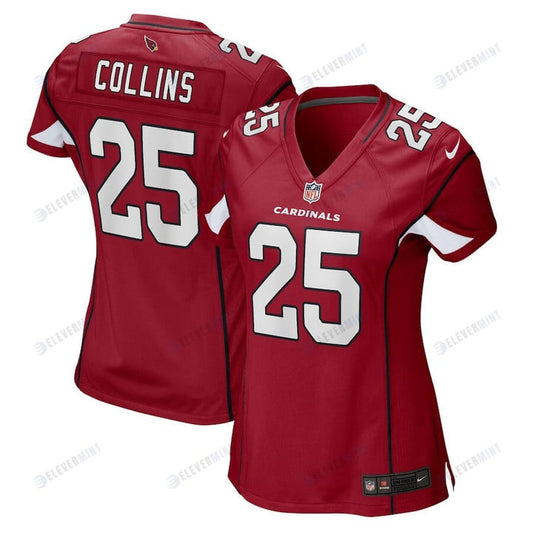 Zaven Collins 25 Arizona Cardinals Women Game Jersey - Cardinal