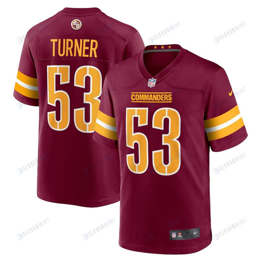 Trai Turner 53 Washington Commanders Men Game Jersey - Burgundy