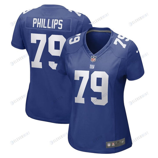 Tyre Phillips New York Giants Women's Game Player Jersey - Royal