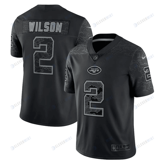 Zach Wilson 2 New York Jets RFLCTV Limited Jersey - Black