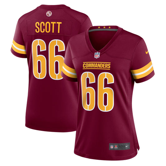 Trenton Scott Washington Commanders Nike Women's Team Game Jersey - Burgundy