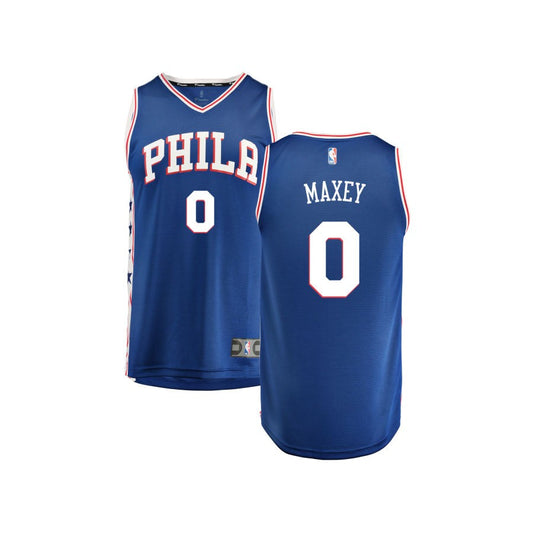 Tyrese Maxey Philadelphia 76ers Fanatics Branded Youth Fast Break Replica Jersey Royal - Icon Edition