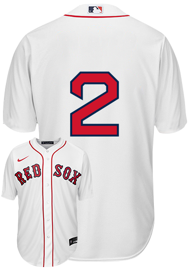 Xander Bogaerts Youth No Name Jersey - Boston Red Sox Replica Number Only Kids Home Jersey