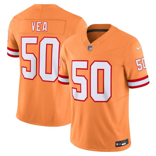 Vita Vea Tampa Bay Buccaneers Nike Throwback Vapor F.U.S.E. Limited Jersey - Orange