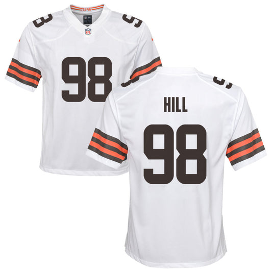 Trysten Hill Nike Cleveland Browns Youth Game Jersey - White