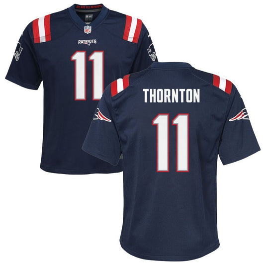 Tyquan Thornton New England Patriots Nike Youth Game Jersey - Navy