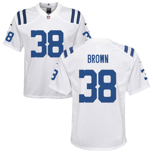 Tony Brown Nike Indianapolis Colts Youth Game Jersey - White