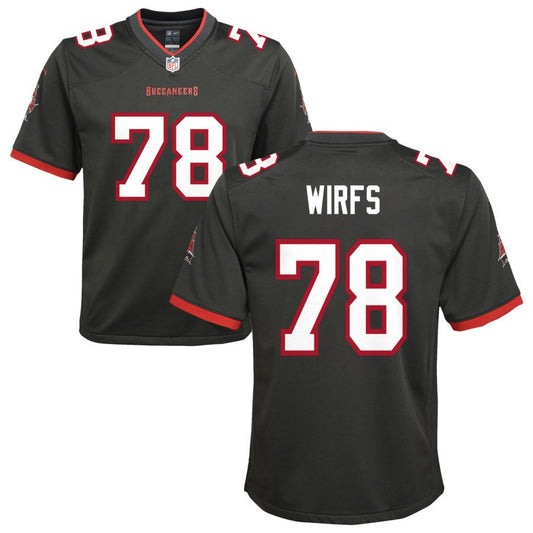 Tristan Wirfs Tampa Bay Buccaneers Nike Youth Alternate Game Jersey - Pewter