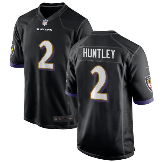 Tyler Huntley Baltimore Ravens Nike Youth Game Jersey - Black