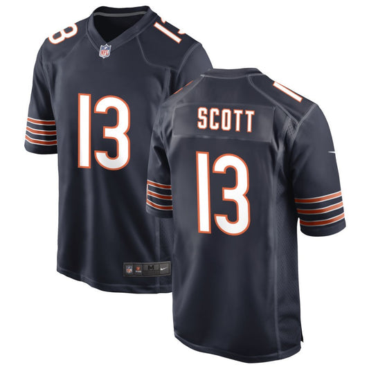 Tyler Scott Chicago Bears Nike Game Jersey - Navy