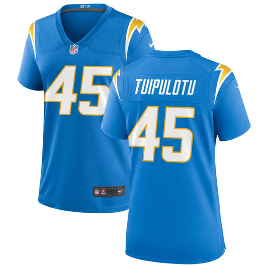 Tuli Tuipulotu Los Angeles Chargers Nike Women's Game Jersey - Powder Blue