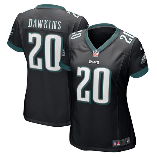 Women's Philadelphia Eagles Brian Dawkins Retired Player Jersey Black