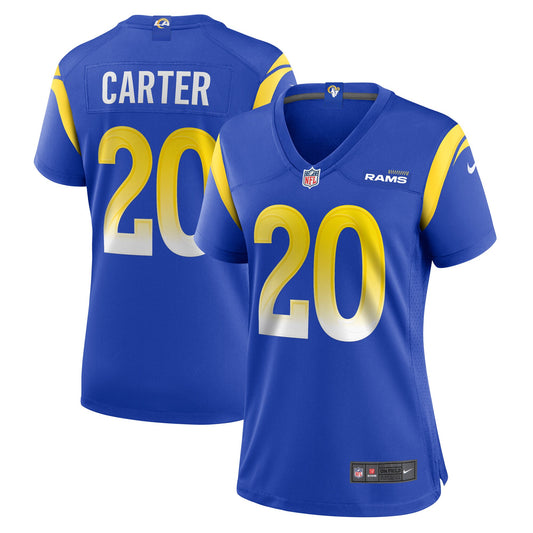 TJ Carter Los Angeles Rams Nike Women's Game Player Jersey - Royal