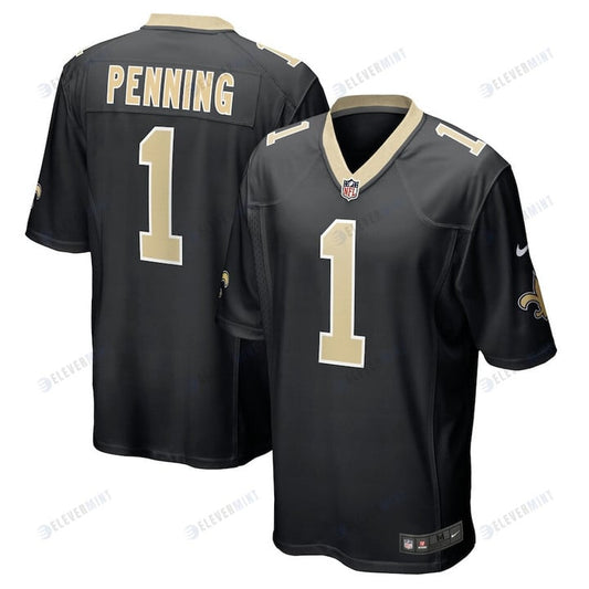 Trevor Penning 1 New Orleans Saints 2022 Draft First Round Pick Player Game Jersey In Black