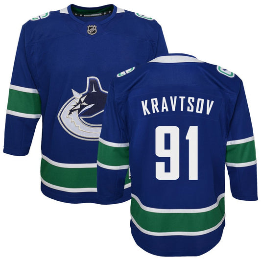 Vitali Kravtsov Vancouver Canucks Youth Premier Jersey - Blue