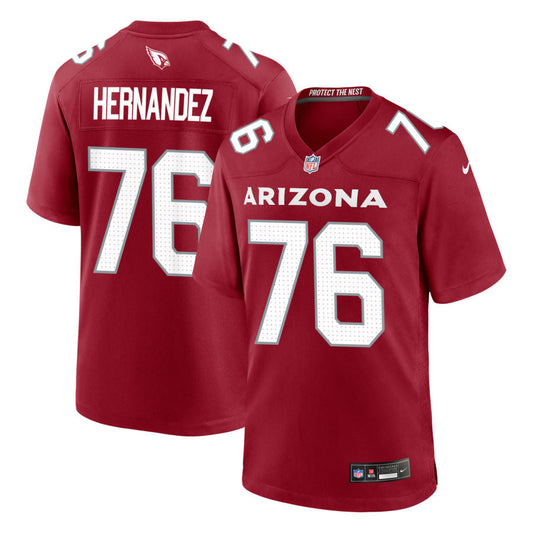 Will Hernandez Arizona Cardinals Nike Game Jersey - Cardinal