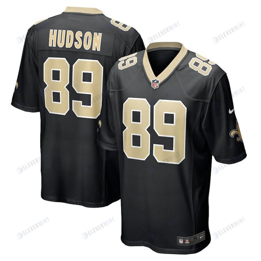 Tommy Hudson 89 New Orleans Saints Men's Team Game Jersey - Black