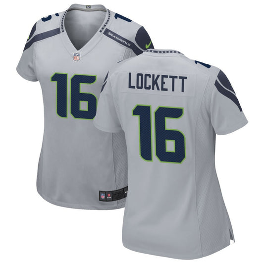 Tyler Lockett Seattle Seahawks Nike Women's Alternate Game Jersey - Gray