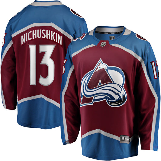 Valeri Nichushkin Colorado Avalanche Fanatics Branded Breakaway Player Jersey - Burgundy