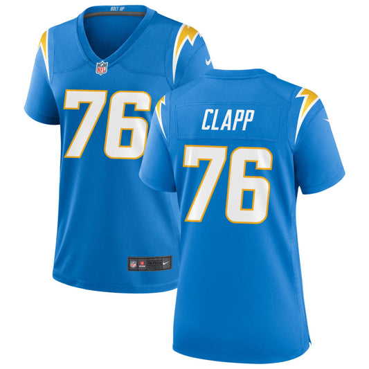 Will Clapp Los Angeles Chargers Nike Women's Game Jersey - Powder Blue