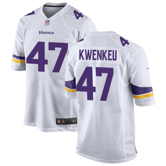 William Kwenkeu Minnesota Vikings Nike Game Jersey - White