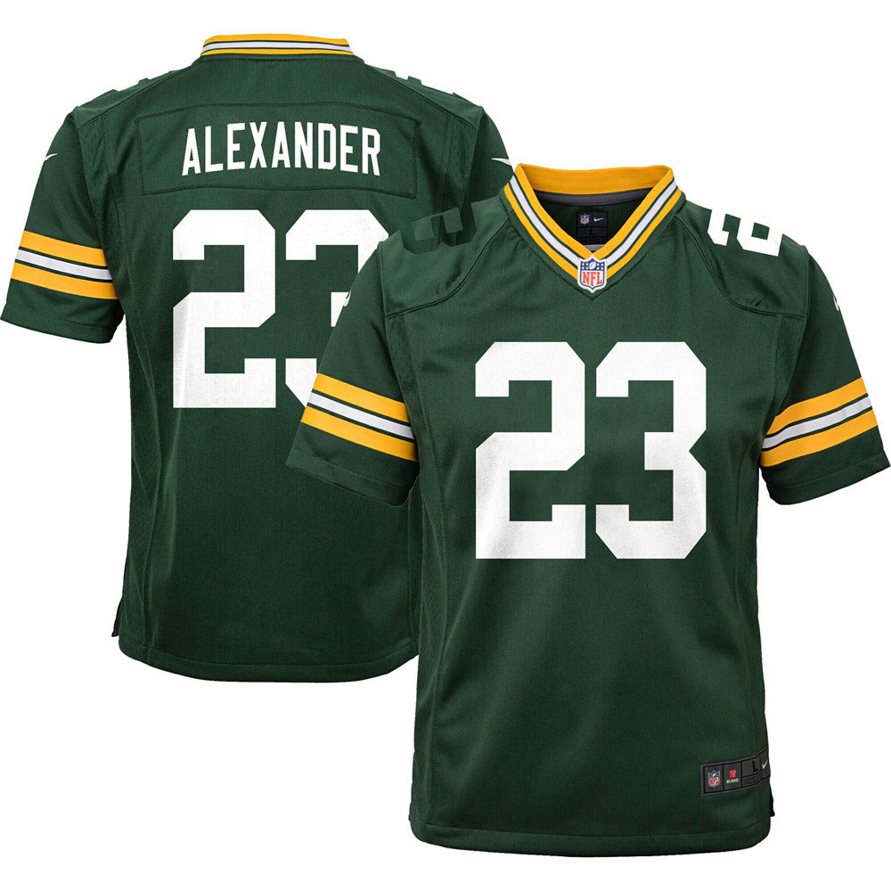 Youth Green Bay Packers Jaire Alexander Game Jersey Green