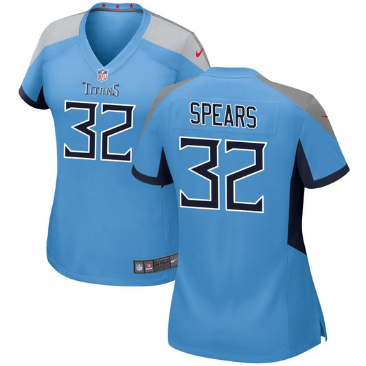 Tyjae Spears Tennessee Titans Nike Women's Alternate Game Jersey - Light Blue