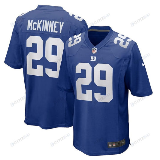 Xavier McKinney 29 New York Giants Game Jersey - Royal