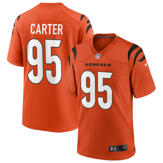 Zach Carter Cincinnati Bengals Nike Alternate Game Jersey - Orange