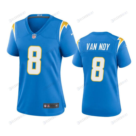 Women's Los Angeles Chargers Kyle Van Noy 8 Powder Blue Game Jersey