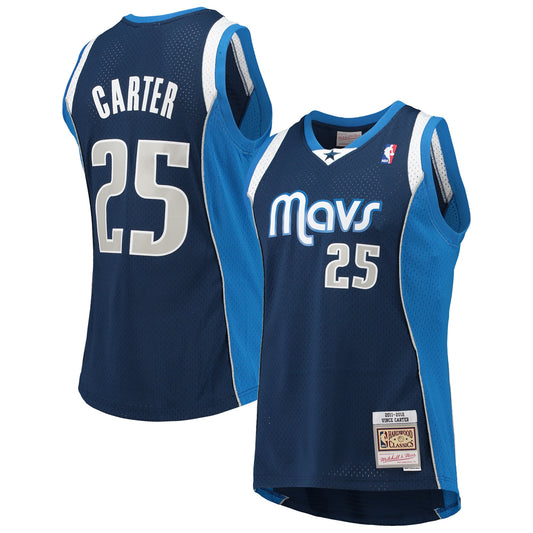 Vince Carter Dallas Mavericks Mitchell & Ness Hardwood Classics Swingman Jersey - Navy