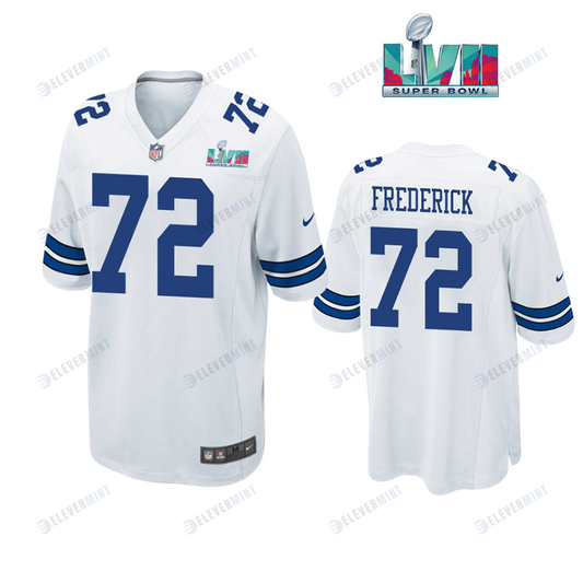 Travis Ferick 72 Dallas Cowboys Super Bowl LVII Super Bowl LVII White Men Game Jersey