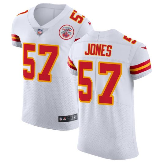 Truman Jones Kansas City Chiefs Nike Vapor Untouchable Elite Jersey - White