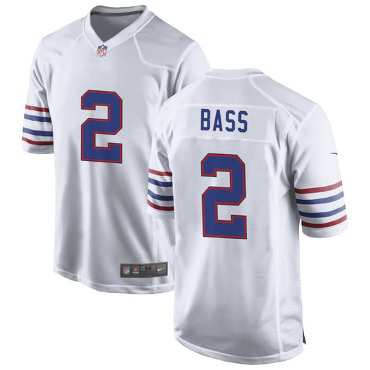 Tyler Bass Buffalo Bills Nike Alternate Game Jersey - White