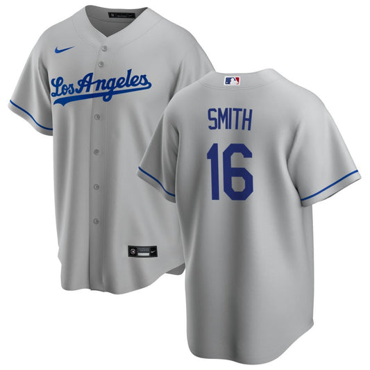 Will Smith Los Angeles Dodgers Nike Road Replica Jersey - Gray