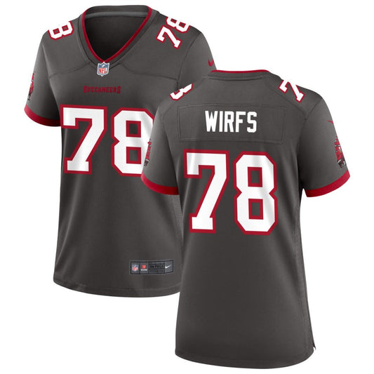 Tristan Wirfs Tampa Bay Buccaneers Nike Women's Alternate Game Jersey - Pewter