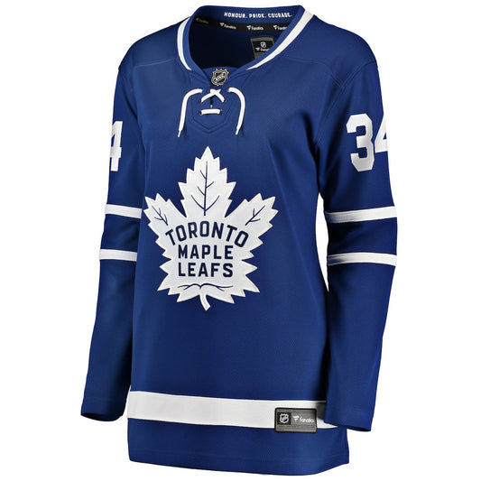 Women's Auston Matthews Fanatics Maple Leafs Home Premier Breakaway Jersey - Blue