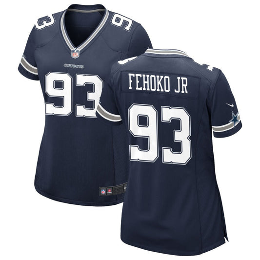 Viliami Fehoko Jr Dallas Cowboys Nike Women's Game Jersey - Navy