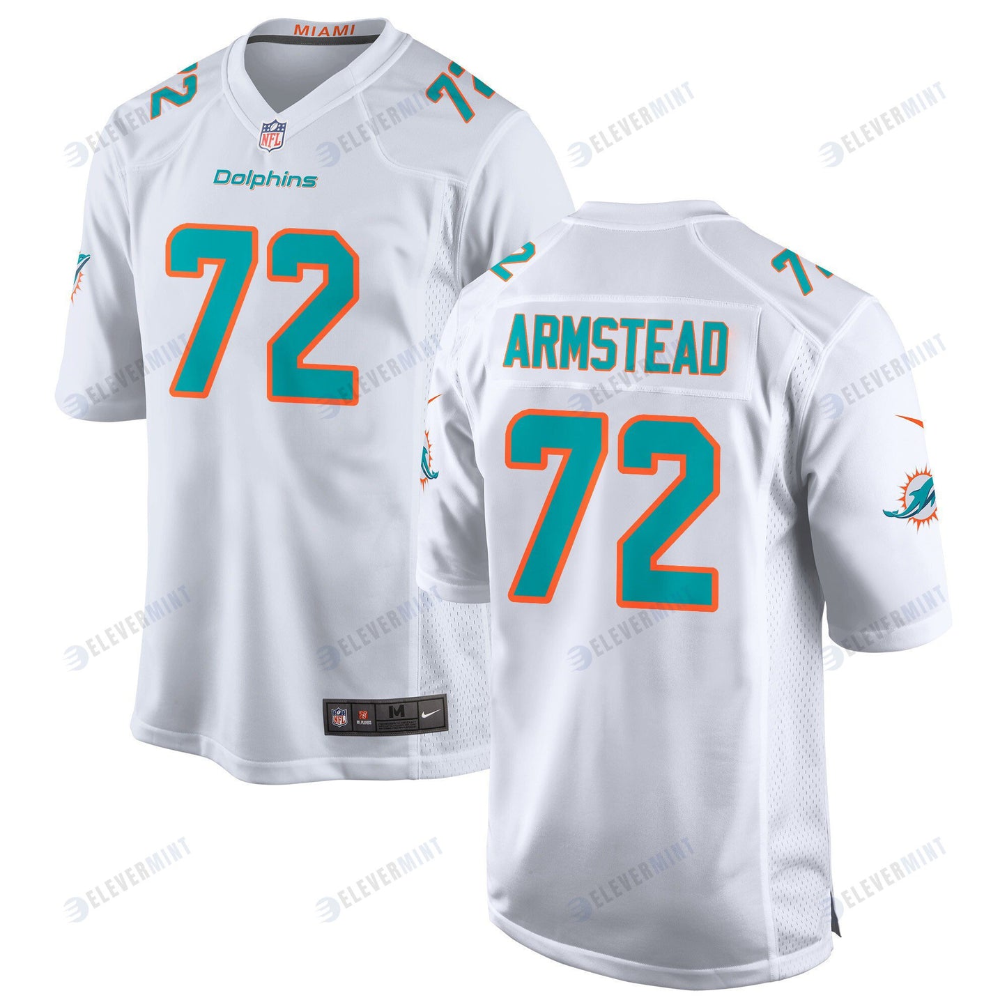 Terron Armstead 72 Miami Dolphins Game Men Jersey - White Jersey