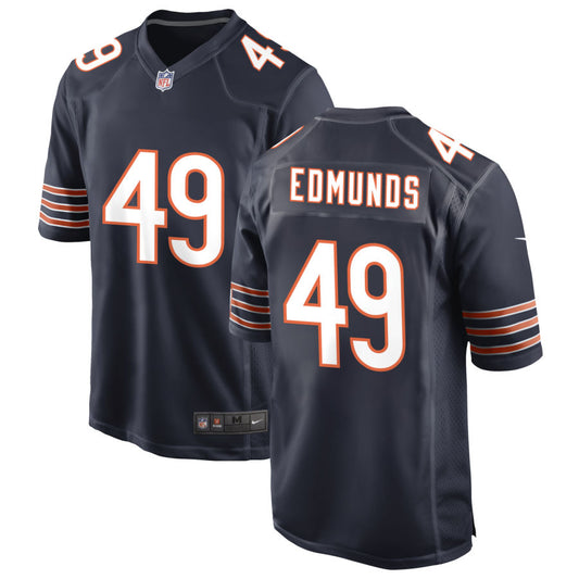 Tremaine Edmunds Chicago Bears Nike Game Jersey - Navy