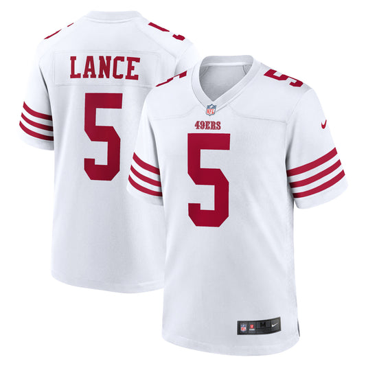 Trey Lance San Francisco 49ers Nike Team Game Jersey - White